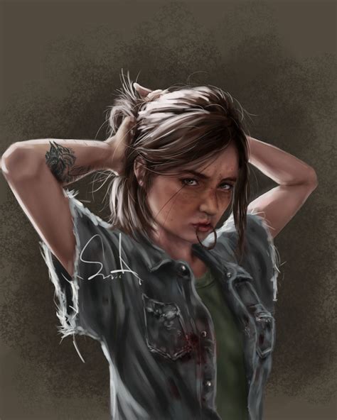 ellie hair last of us 2|the last of us part 2 ellie.